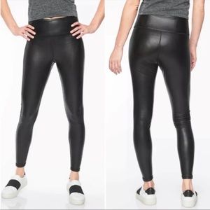 Athleta Shiny Black Leggings
